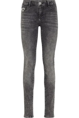 Philipp Plein Heart-plaque skinny-cut jeans