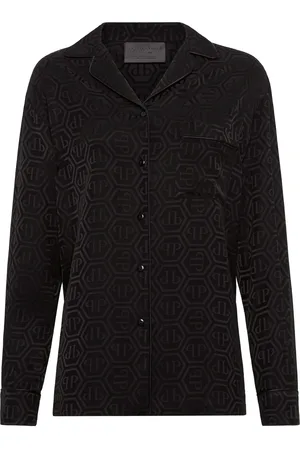 Philipp Plein Monogram-pattern long-sleeve shirt