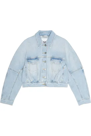 Ganni Cropped denim jacket