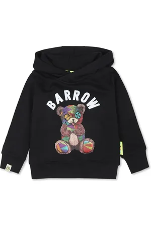 BARROW Logo-print cotton hoodie