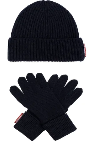 Dsquared2 Wool beanie and gloves set