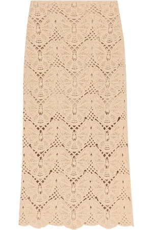 By Malene Birger Cantala crochet midi skirt