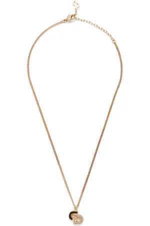 Dior CD-pendant chain necklace