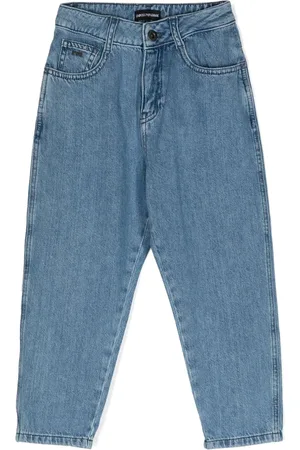 Emporio Armani Logo-plaque jeans