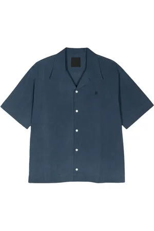 Givenchy 4G-embroidered chambray shirt
