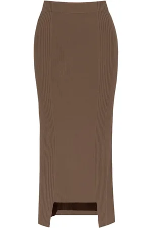 By Malene Birger Merine ribbed midi skirt