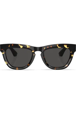 Burberry Tortoiseshell-effect square-frame sunglasses