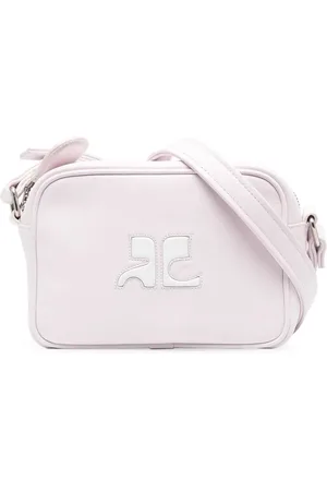 Courrèges Logo-patch crossbody bag