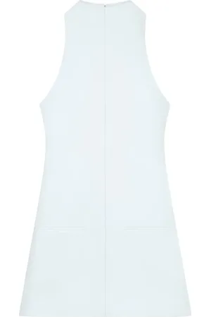 Courrèges Sleeveless twill A-line dress