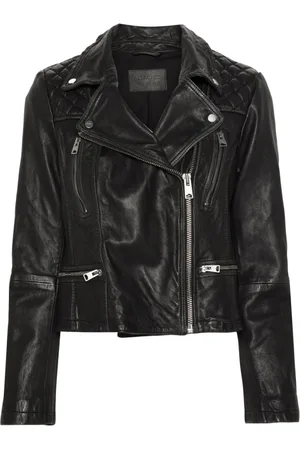 AllSaints Cargo distressed biker jacket