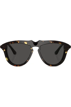 Burberry Tortoiseshell-effect round-frame sunglasses