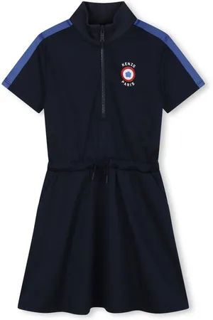 Kenzo Logo-print drawstring dress
