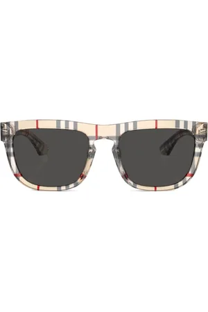 Burberry Vintage check-pattern square-frame sunglasses