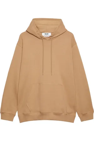 Msgm Logo-print cotton hoodie