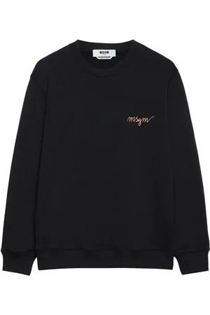 Msgm Embroidered-logo cotton sweatshirt