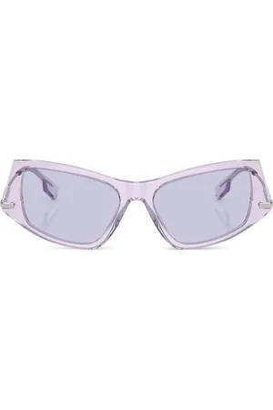 Burberry Logo-plaque cat-eye sunglasses