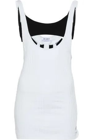 The Attico Layered cotton tank top