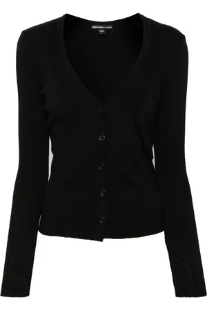 James Perse Long-sleeve ribbed-knit cardigan