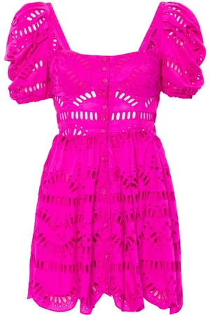 CHARO RUIZ IBIZA Ayiak broderie-anglaise short dress