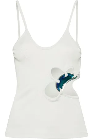 CHRISTOPHER ESBER Moodstone-embellished tank top