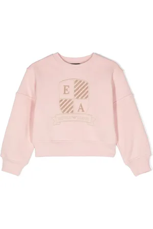 Emporio Armani Logo-embroidered jersey sweatshirt