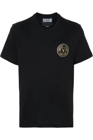 VERSACE V-Emblem cotton T-shirt