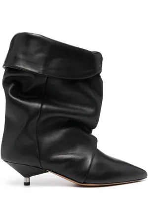 Isabel Marant Edrik 45mm folded ankle boots