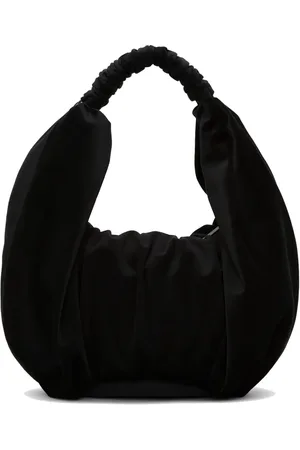 J.W.Anderson Ruffle Shopper velvet shoulder bag