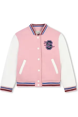 Sonia Rykiel Enfant Logo-embroidered bomber jacket