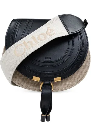 Chloé Small Marcie logo-strap saddle bag