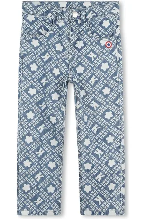 Kenzo Monogram-pattern jeans