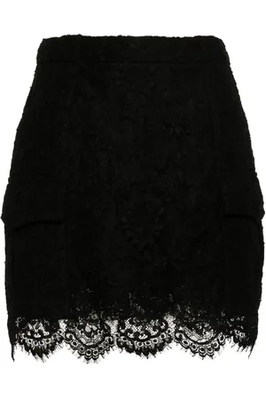 ERMANNO SCERVINO Corded-lace mini skirt