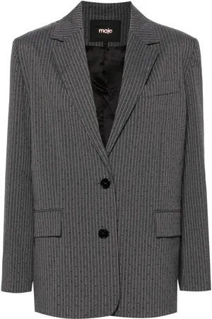 Maje Rhinestone-embellished blazer