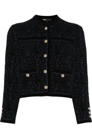 Maje Velvet knit cardigan