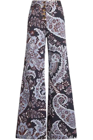 Etro Paisley-print flared jeans