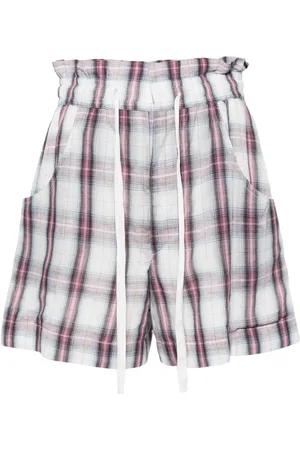Marant Etoile Beatia check-pattern shorts