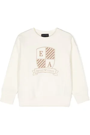 Emporio Armani Logo-embroidered jersey sweatshirt