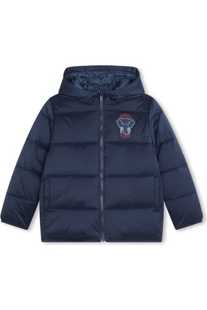 Kenzo Water-repellent hooded puffer jacket