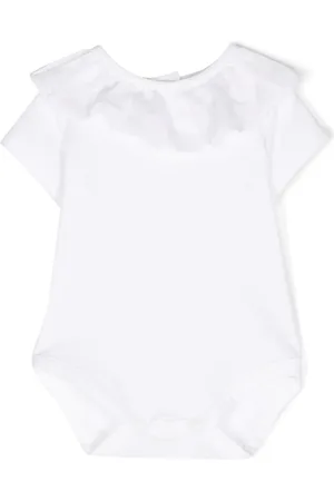 KNOT Filippa ruffle-collar bodysuit