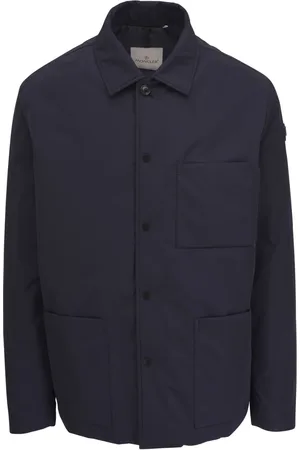 Moncler Logo-appliqu?? padded shirt jacket