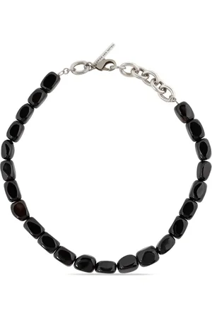DRIES VAN NOTEN Gemstone-embellished beaded necklace