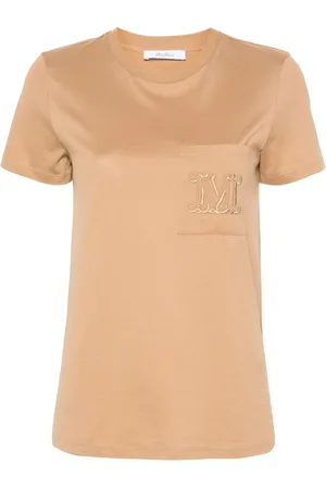 Max Mara Papaia logo-embroidered T-shirt