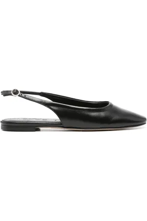 Aeyde Slingback leather ballerina shoes