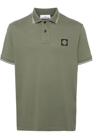 Stone Island Compass-motif polo shirt