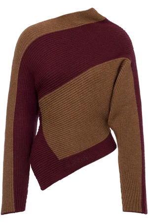 Serafini Colour-block asymmetric jumper