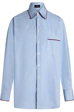 Etro Striped cotton-poplin shirt