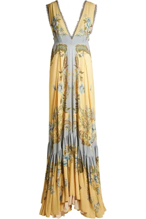 Etro Floral-print crepe-de-chine dress
