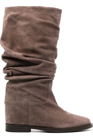 Via Roma Suede mid-calf boots