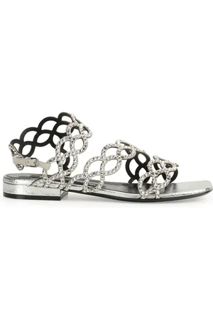 Sergio Rossi Sr Mermaid crystal-embellished sandals