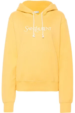 Saint Laurent Logo-print cotton hoodie